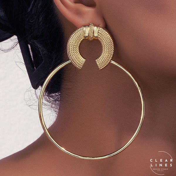 Halo Hoop Earrings