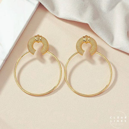 Halo Hoop Earrings