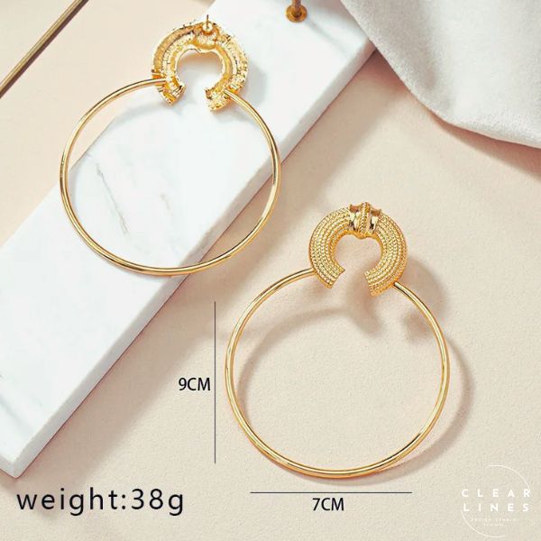 Halo Hoop Earrings