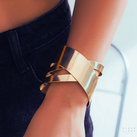 Sleek minimalist cuffs - Clearlinesjewelry