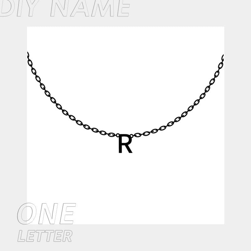 Initial Necklace 14k for Women Custom Gold Dainty Name Necklace 14k Gold Initial Necklace Personalized jewelry for Her